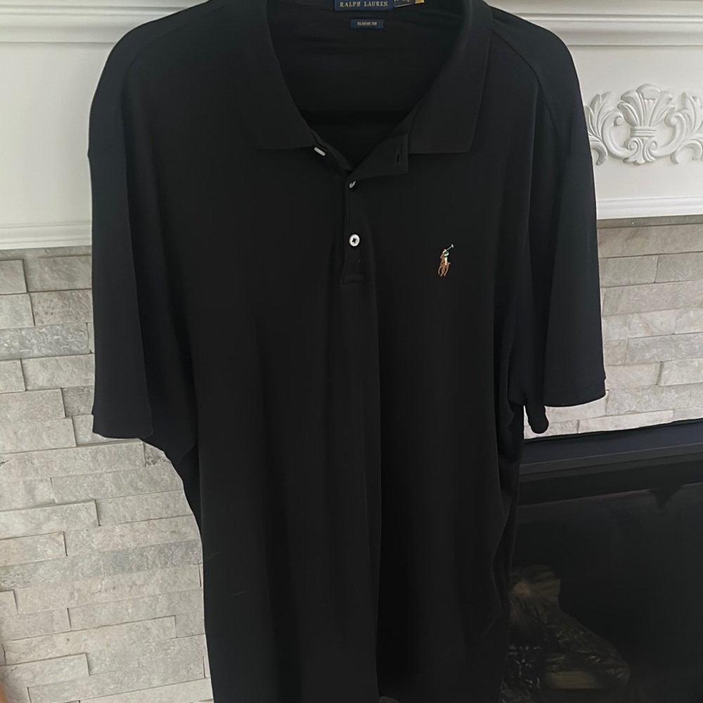 Ralph Lauren Men's Black Polo Shirt